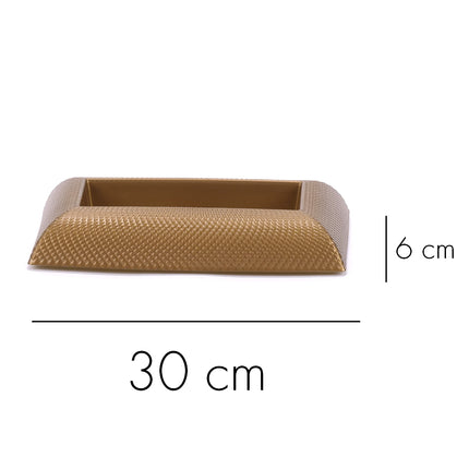 00408186_miska-lilia-dlha-30cm-biela-zlata-grafit-plast