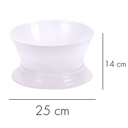 00408192_miska-stopka-25cm-biela-zlata-grafit-plast
