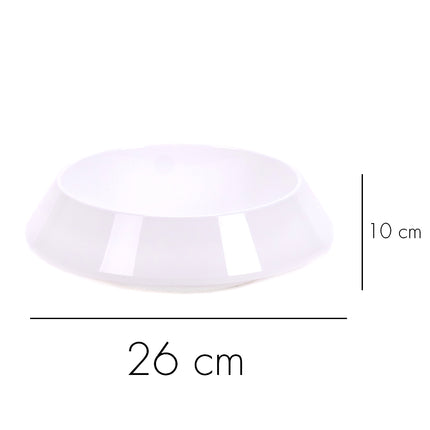 00408200_miska-psa-26cm-biela-zlata-grafit-plast