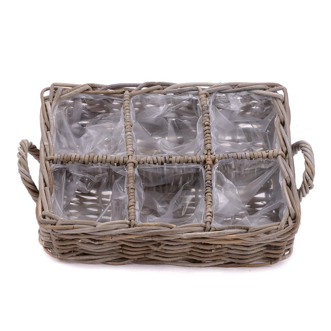 01503107_blomo-podnos-s-ruckami-6-bunkovy-obdlznik-sedy-30x40x11h-kubu-ratan